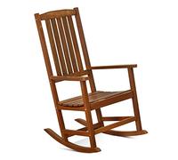 Furinno Hardwood Fauteuil à Bascule Tioman, Huile de Teck, Naturel, One Size