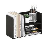 Furinno Hermite Organisateur de Rangement pour Bibliothèque de Bureau pour Dournitures de Maison et de Bureau, Expresso
