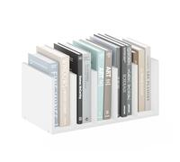 Furinno HERMITE organisateurs et Accessoires de Bureau avec Porte-dossiers, Organisation de Bureau, étagère de Bureau pour Livres, pour Fournitures de Bureau, Blanc