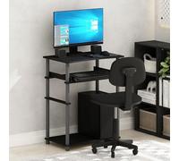 Furinno Home Bureau D'Ordinateur Gaming pour La Maison Ou La Chambre, Noir.