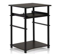 Furinno Home Bureaux d'Ordinateur, Bois, Expresso, Taille Unique, Espresso/Noir, One Size