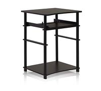 Furinno Home Bureaux d'Ordinateur, Bois, Expresso, Taille Unique, Espresso/Noir, One Size