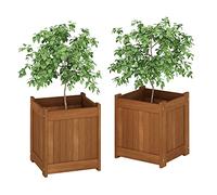 Furinno Jardinière, Bois, Naturel, Taille Unique, One Size
