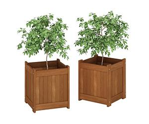 Furinno Jardinière, Bois, Naturel, Taille Unique, One Size