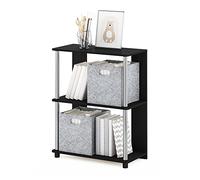 Furinno Jaya Bibliothèque au Design Simple, Bois d'ingénierie, Americano, 60(W) x 29,5(D) x 75,7(H) cm