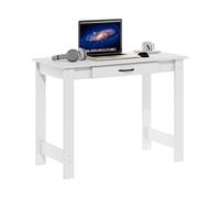 Furinno Jaya Bureau D'écriture avec Tiroir, Engineered Wood, Blanc, 44,45 (D) x 99,57 (W) x 73,66 (H) cm