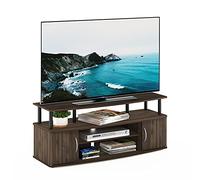 Furinno Jaya Gret Centre de Divertissement Pouvant Contenir Jusqu'à 50 Pouces TV, Columbia Walnut/Black, One Size