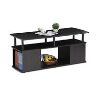 Furinno JAYA Meuble TV Centre de Divertissement avec Compartiment de Rangement Ouvert pour Téléviseur Jusqu'à 50 Pouces, Marron