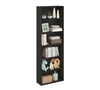 Furinno Jaya Simplement Home Bibliothèque Affichage Ouverte à 6 Niveaux de Rangement, Expresso