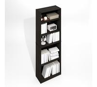 Furinno Jaya Simply Home Bibliothèque réglable à 5 Niveaux, Noir Expresso