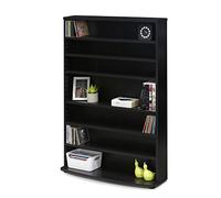 Furinno JAYA Tour de Stockage Multimédia à 6 Niveaux, Espresso