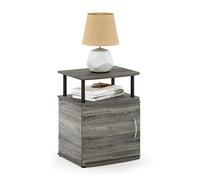 Furinno Jaya Utility design Table d'Appoint, Chêne Français/Noir