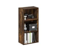 Furinno Luder Bibliothèque Etagère de Rangement Ouverte à 3 Étagès, Pin Ambré