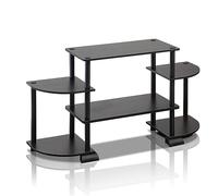 Furinno Meuble TV sans Outils, Bois, Expresso et Noir, Taille Unique, Espresso et Black, One Size