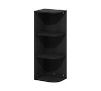 Furinno Pasir Bibliothèque d'angle ouverte à 3 niveaux, Chêne français, 3-Tier Corner