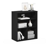 Furinno Pasir Bibliothèque d'exposition à 3 niveaux, Blanc