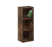 Furinno Pasir Bibliothèque Etagère de Rangement Ouverte Cubes à 3 Étagès sans Outil, Pin Ambré