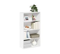 Furinno Pasir Etagère Ouverte à 4 Niveaux, Blanc