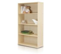 Furinno Pasir Etagère Ouverte à 4 Niveaux, Hêtre Vapeur