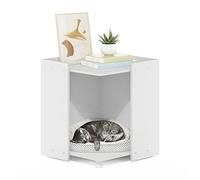 Furinno Peli Enceinte pour Bac à Litière, Blanc Uni