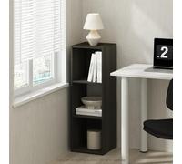 Furinno PELLI Étagère à Livres, 3 Cubes bibliothèque Organisateur de Rangement à Cubes, 29.7 x 30.7 x 89.9 cm, pour Salon, Chambre, Bureau à Domicile, Espresso