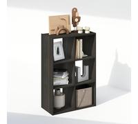 Furinno PELLI Étagère, Bibliothèque À 6 Cubes, Rangement Cubique, 11,7 X 23,7 X 35,4 Pouces, pour Salon, Chambre, Bureau, Couleur Expresso