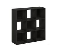 Furinno Pelli Étagère de Rangement cubique Polyvalente pour vêtements et placards, 9 Cubes, Espresso