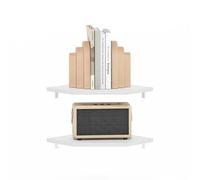 Furinno Rossi, Ã‰tagères Murales Flottantes Hexagonales, Lot De 2, Ã‰tagère d'angle Géométrique, Ã‰tagères Murales pour Salle De Bain, Bureau, Salon, Blanc