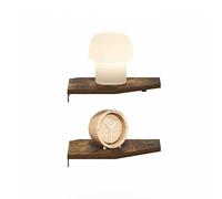 Furinno Rossi, Ã‰tagères Murales Flottantes Hexagonales, Lot De 2, Ã‰tagère d'angle Géométrique, Ã‰tagères Murales pour Salle De Bain, Bureau, Salon, Pin Ambré