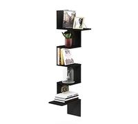 Furinno Rossi Modern Étagère Murale d'Angle Flottante à 5 Niveaux, Espresso, Expresso, One Size