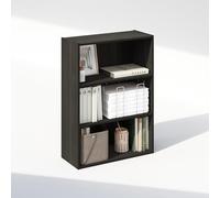Furinno Simple étagère Ouverte, bibliothèques, 3 Niveaux, Espresso, Expresso