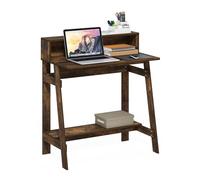 Furinno Simplistic Bureau Gaming, Ordinateur, Bureau pour La Maison, La Chambre, Le Bureau, La Chambre D'Étudiant, Pin Ambré.