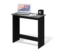 Furinno Simplistic Table d'Étude, Chêne Français Gris/Noir, One Size