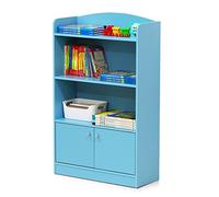 Furinno Stylish Kidkanac Bibliothèques, Bois, Bleu Clair, Taille Unique, dense, One Size
