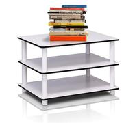 Furinno Table Basse 3 Outils, Bois, Blanc, Taille Unique, White/White, 39,6 x 59,9 x 39,6 cm