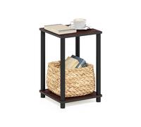 Furinno Tables de Bout, Dark Cherry/Black, Taille Unique, Cerise, One Size, Paquet de 1