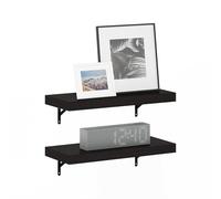 Furinno Tanna Étagères murales flottantes de 57 cm, Chêne Tabac, Lot de 2