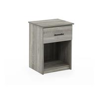 Furinno Tidur Table de Nuit avec 1 Tiroir, Chêne Français Gris, 45 (W) x 61.3 (H) x 39.8 (D) cm