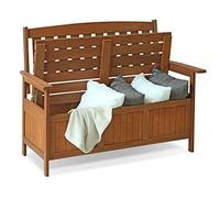 Furinno Tioman Extérieur Bois dur Boîte de Rangement, Naturel