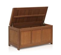 Furinno Tioman Extérieur Bois dur Boîte de Rangement, Naturel