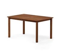 Furinno Tioman Hardwood Table de Salle à Manger d'Extérieur, Naturel, Bois dense, One Size