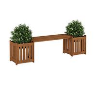 Furinno Tioman Jardinière D'Extérieur en Bois Dur avec Place, Naturel