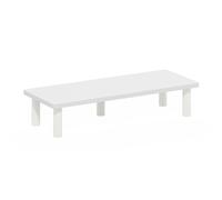 Furinno Turn-n-Tube Monitor Riser Stand White / White