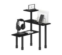 Furinno Turn-N-Tube Organisateur de comptoir, étagère d’Angle 3 Niveaux pour Cuisine et Garde-Manger, Expresso