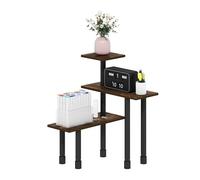 Furinno Turn-N-Tube Organisateur de comptoir, étagère d’Angle 3 Niveaux pour Cuisine et Garde-Manger, pin ambré