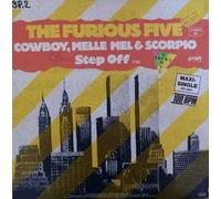 Furious Five feat. Cowboy, Melle Mel & Scorpio - Step off (1984, green vinyl) / Vinyl Maxi Single [Vinyl 12'']