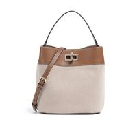 Furla Amelia M Sac seau marron, toile, femme
