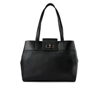 Furla Amelia Sac à bandoulière L Cuir véritable 37 cm noir