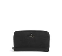 Furla Camelia M Portefeuille noir, cuir grainé, femme