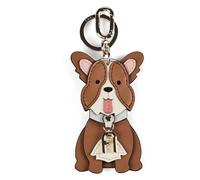 Furla Corgi Porte-clés Cuir véritable 5 cm brun